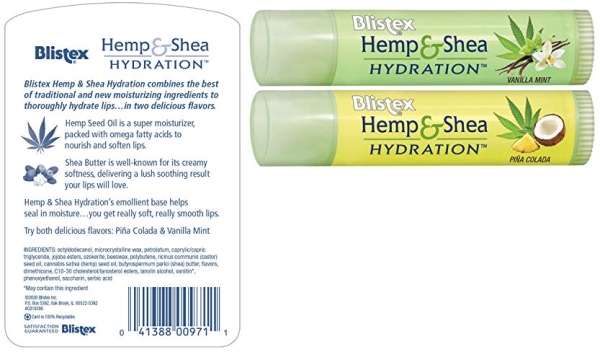 Purchase Blistex Hemp & Shea Hydration, 2 count on Amazon.com