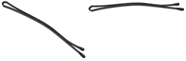 Purchase Diane Curved Hair Bobby Pins for Women Large 2.5 Bobby Pins - Black, Curved Flat Design with Ball Tips, D428 - 40 Count on Amazon.com