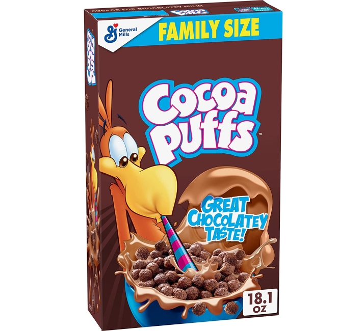 Purchase Cocoa Puffs, Chocolate Cereal with Whole Grains, 18.1 oz at Amazon.com