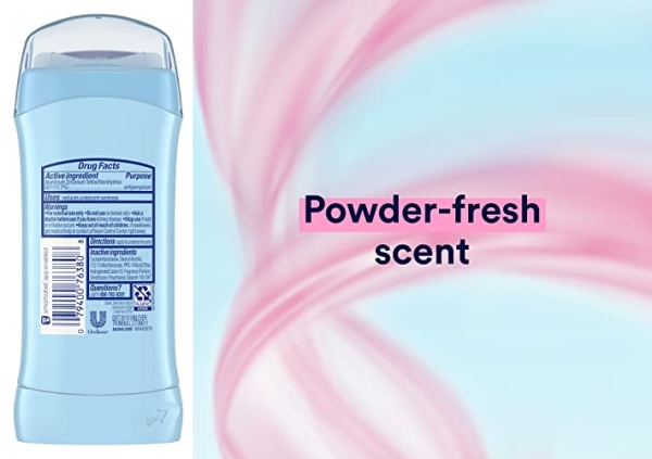 Purchase Suave Deodorant Antiperspirant & Deodorant Stick 48-hour Odor and Wetness Protection Powder Deodorant for Women 2.6 oz on Amazon.com
