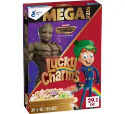 Lucky Charms Gluten Free Cereal with Marshmallows, Whole Grain Oats, Mega Size
