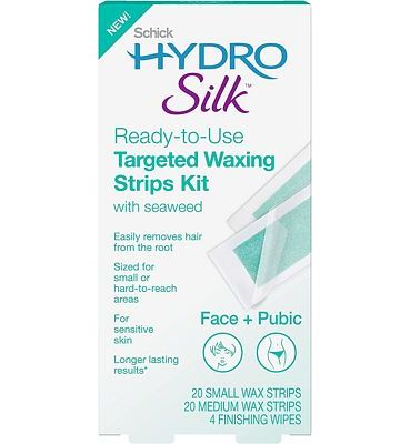 Purchase Schick Hydro Silk Waxing Strips, Soft Wax Strips for Hair Removal, Bikini Wax Kit for Women, Face Wax, Hair Removal Wax, Eyebrow Wax Strips, Bikini Wax Strips at Amazon.com