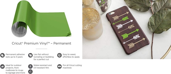 Purchase Cricut Premium Permanent Vinyl (12