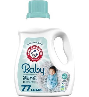 Purchase Arm & Hammer Baby, 77 Loads Liquid Laundry Detergent, 100.5 Fl oz at Amazon.com
