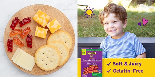 Purchase Annie's Organic Berry Patch Bunny Fruit Snacks, Gluten Free, 16 oz on Amazon.com