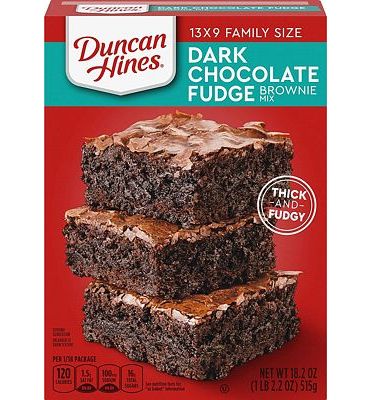 Purchase Duncan Hines Brownie Mix, Dark Chocolate, 18.2 oz at Amazon.com