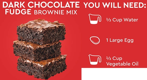 Purchase Duncan Hines Brownie Mix, Dark Chocolate, 18.2 oz on Amazon.com