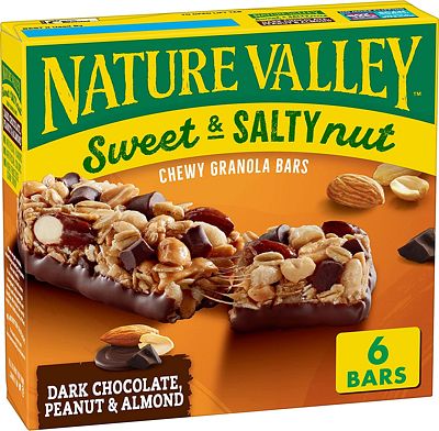 Purchase Nature Valley Sweet and Salty Nut Bars Dark Chocolate Peanut Almond, 1.49 OZ, 6 Ct at Amazon.com