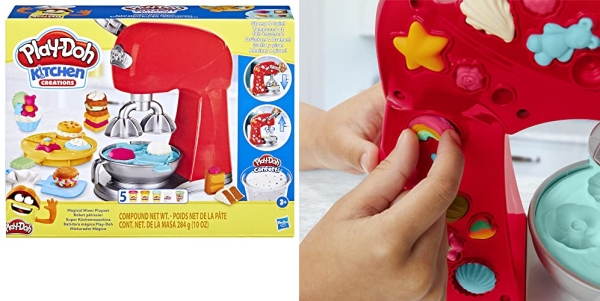 Purchase Play-Doh Kitchen Creations Magical Mixer Playset, Toy Mixer with Play Kitchen Accessories, Arts and Crafts for Kids 3 Years and Up on Amazon.com