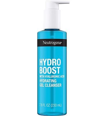 Purchase Neutrogena Hydro Boost Lightweight Hydrating Facial Gel Cleanser, Gentle Face Wash & Makeup Remover with Hyaluronic Acid, Hypoallergenic & Paraben-Free, 7.8 fl. oz at Amazon.com