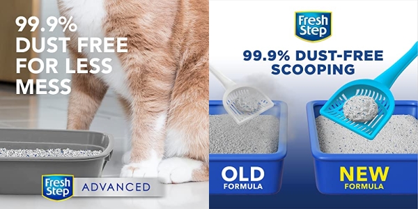 Purchase Fresh Step Clumping Cat Litter, Advanced, Multi-Cat Odor Control, Extra Large, 37 Pounds total (2 Pack of 18.5lb Boxes) on Amazon.com