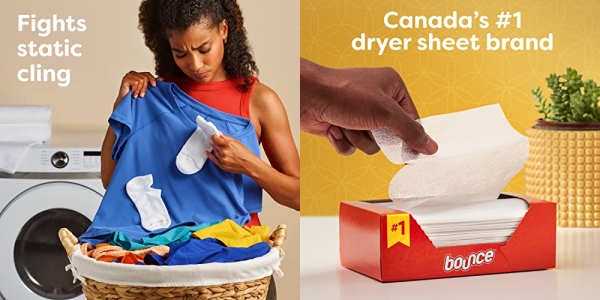 Purchase Bounce Fabric Softener Dryer Sheets, Outdoor Fresh Scent, 34 Count on Amazon.com