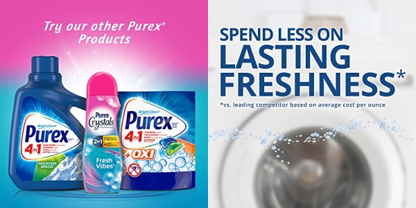 Purchase Purex Crystals in-Wash Fragrance and Scent Booster, Fresh Vibes, 21 Ounce, 4 Count on Amazon.com