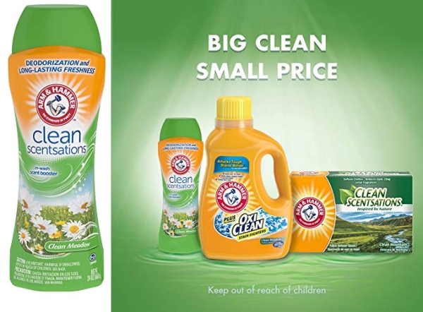 Purchase Arm & Hammer Clean Scentsations in-Wash Scent Booster - Clean Meadow, 24 oz on Amazon.com
