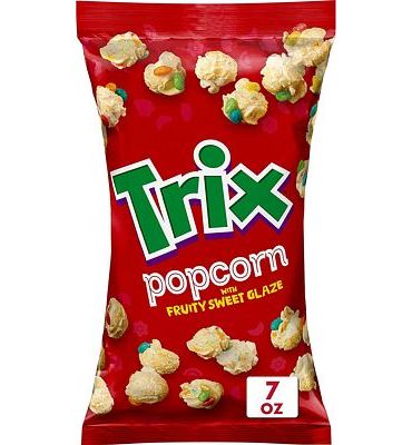 Purchase Trix Popcorn Snack with Fruity Sweet Glaze, Snack Bag, 7 oz at Amazon.com
