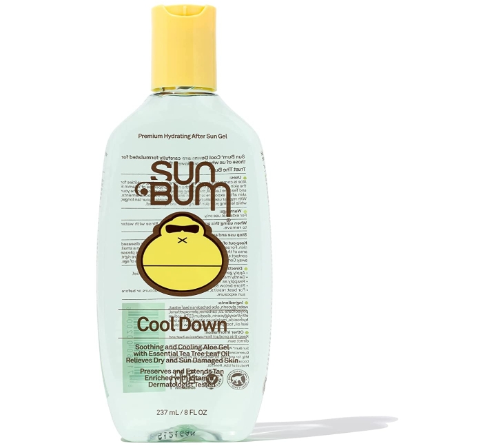 Purchase Sun Bum Cool Down Aloe Vera Gel, Vegan After Sun Care with Cocoa Butter to Soothe and Hydrate Sunburn, 8 oz at Amazon.com