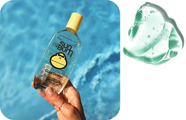 Purchase Sun Bum Cool Down Aloe Vera Gel, Vegan After Sun Care with Cocoa Butter to Soothe and Hydrate Sunburn, 8 oz on Amazon.com