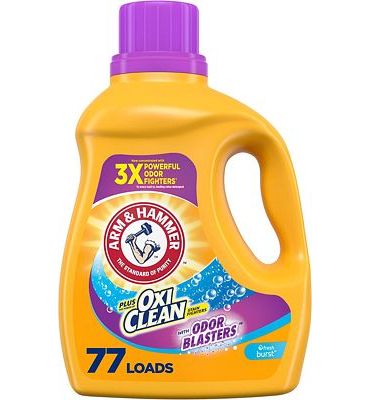 Purchase Arm & Hammer Liquid Laundry 100.5oz Plus OxiClean Odor Blasters Fresh Burst at Amazon.com