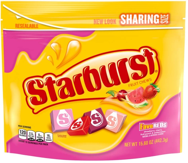 Purchase STARBURST FaveREDs Fruit Chews Candy, 15.6 Ounce Pouch at Amazon.com