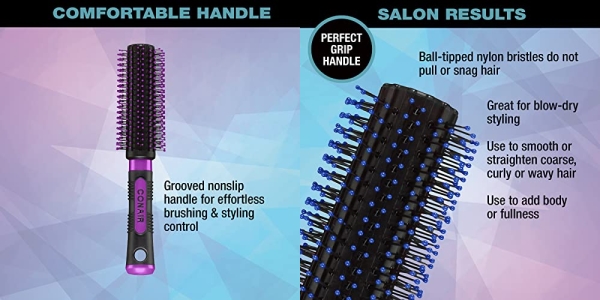 Purchase Conair Salon Results Round Brush for Blow-Drying, Hairbrush for Short to Medium Hair Length, 1 Pack on Amazon.com