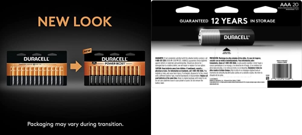 Purchase Duracell Coppertop AAA Batteries with Power Boost Ingredients, 24 Count Pack Triple A Battery with Long-Lasting Power, Alkaline AAA Battery for Household and Office Devices on Amazon.com