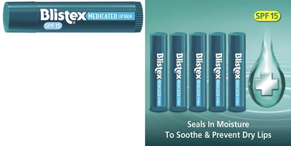 Purchase Blistex Medicated Lip Balm, 0.15 Ounce, Pack of 5 - Prevent Dryness & Chapping, SPF 15 Sun Protection, Seals in Moisture, Hydrating Lip Balm, Easy Glide Formula for Full Coverage on Amazon.com