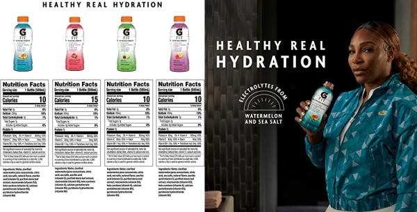 Purchase Gatorade Fit Electrolyte Beverage, Healthy Real Hydration, 4 Flavor Variety Pack, 16.9.oz Bottles (12 Pack) on Amazon.com