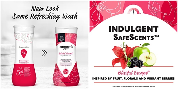 Purchase Summer's Eve Cleansing Wash Blissful Escape Gynecologist Tested, 15 Fl Oz on Amazon.com