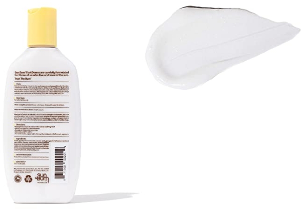 Purchase Sun Bum Cool Down Aloe Vera Lotion - Vegan After Sun Care with Cocoa Butter to Soothe and Hydrate Sunburn- 8 oz on Amazon.com