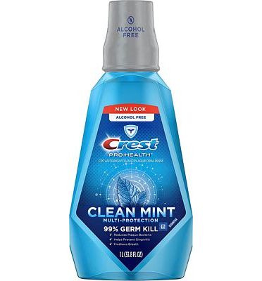 Purchase Crest Pro Health Multi-Protection Mouthwash with CPC (Cetylpyridinium Chloride), Clean Mint, 1L (33.8 fl oz) at Amazon.com