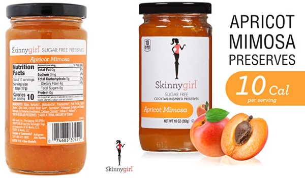 Purchase Skinnygirl Sugar Free Preserves, Apricot Mimosa, 10 Ounce on Amazon.com