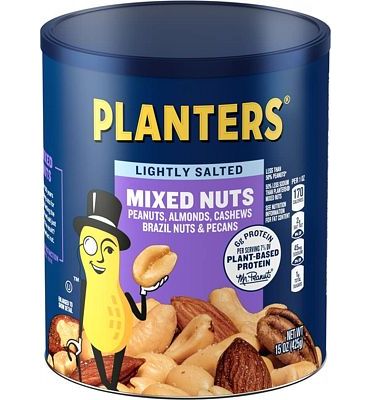 Purchase Planters Lightly Salted Mixed Nuts, 15 oz Can at Amazon.com