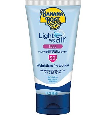 Purchase Banana Boat Light As Air Faces, Broad Spectrum Sunscreen Lotion, SPF 50, 3oz. at Amazon.com