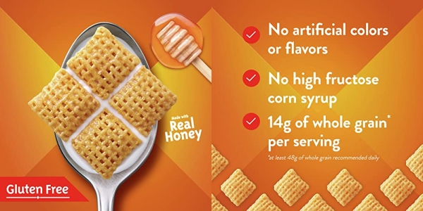 Purchase Chex Breakfast Cereal, Honey Nut, Gluten Free, 19.6 Oz on Amazon.com