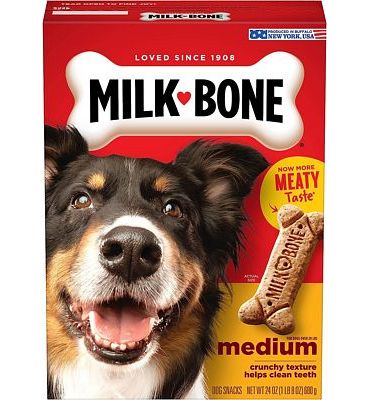 Purchase Milk-Bone Original Dog Treats Biscuits for Medium Dogs, 24 Ounces at Amazon.com