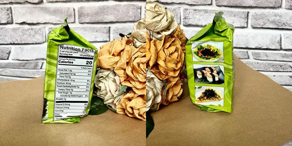 Purchase Kirkland Signature Organic Roasted Seaweed Snack, 0.6 Ounce (Pack of 10) on Amazon.com