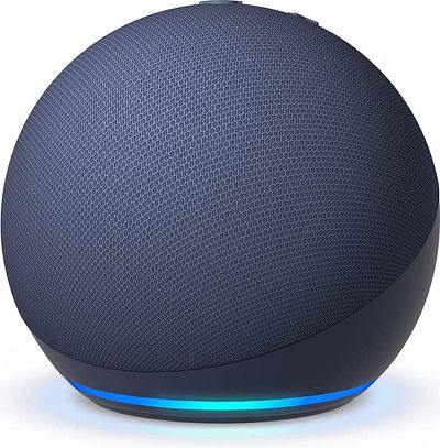 Purchase Echo Dot (5th Gen, 2022 release), With bigger vibrant sound, helpful routines and Alexa, Deep Sea Blue at Amazon.com