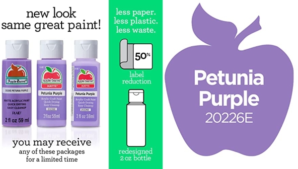 Purchase Apple Barrel Acrylic Paint in Assorted Colors (2 oz), Petunia Purple on Amazon.com