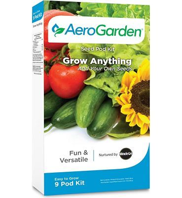 Purchase AeroGarden Grow Anything Seed Pod Kit for AeroGarden Hydroponic Indoor Garden, 9-Pod at Amazon.com