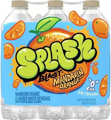 Purchase Splash Blast, Flavored Water Beverage, Mandarin Orange Flavor, 16.9 Fl Oz Plastic Bottles, 6 Pack at Amazon.com