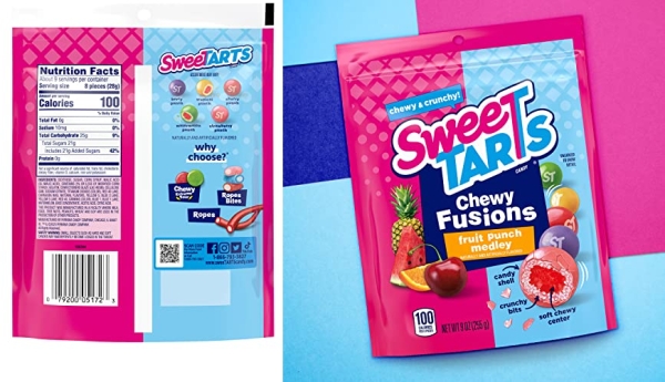Purchase SweeTarts Chewy Fusions, Fruit Punch Medley, 9oz on Amazon.com