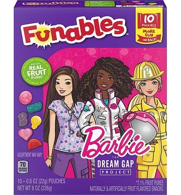 Purchase Funables Fruit Snacks, Barbie, 10 Count at Amazon.com