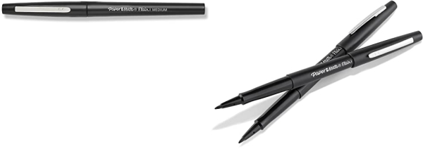 Purchase Paper Mate Flair Felt Tip Pens, Medium Point (0.7mm), Black, 4 Count on Amazon.com