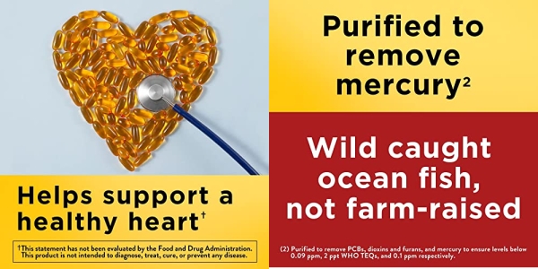 Purchase Nature Made Fish Oil 1000 mg, 90 Softgels, Fish Oil Omega 3 Supplement For Heart Health on Amazon.com