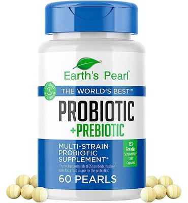 Purchase Earth's Pearl Probiotic Pearls for Women and Men - 60-Day Supply of Prebiotics and Probiotics at Amazon.com