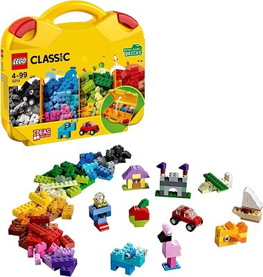 Purchase LEGO Classic Creative Suitcase 10713 - Includes Sorting Storage Organizer Case with Fun Colorful Building Bricks at Amazon.com