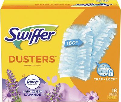 Purchase Swiffer Dusters, Ceiling Fan Duster, Multi Surface Refills with Febreze Lavender, 18 Count at Amazon.com