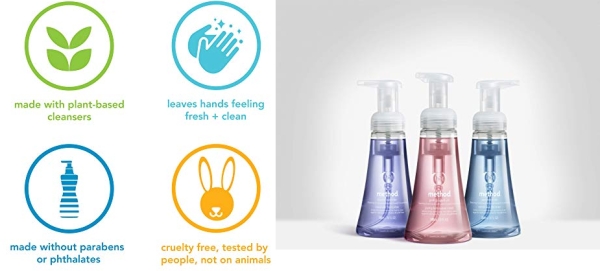 Purchase Method Foaming Hand Soap, Sweet Water, 10 oz, 3 pack on Amazon.com