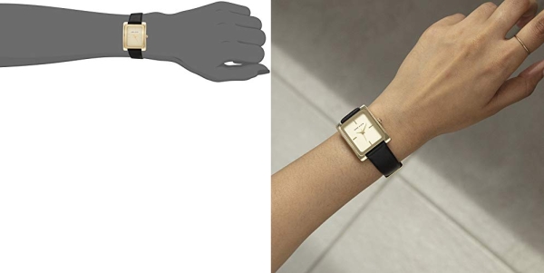 Purchase Anne Klein Women's Leather Strap Watch on Amazon.com