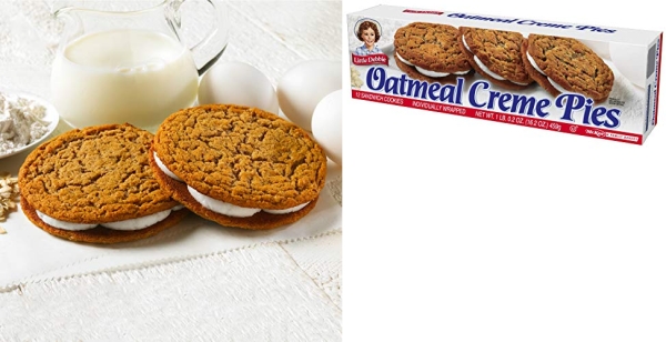 Purchase Little Debbie Oatmeal Creme Pies, 12 Individually Wrapped creme pies, 16.2 Ounces on Amazon.com